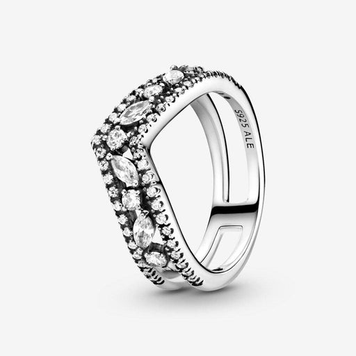 PANDORA : Sparkling Marquise Double Wishbone Ring -