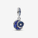 PANDORA : Sparkling Moon Spinning Dangle Charm - PANDORA : Sparkling Moon Spinning Dangle Charm