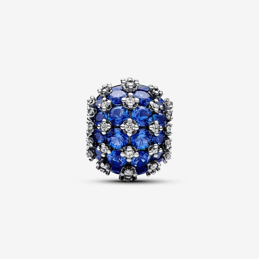 PANDORA : Sparkling Pavé Round Blue Charm - PANDORA : Sparkling Pavé Round Blue Charm