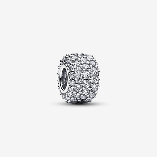 PANDORA : Sparkling Pavé Triple-row Charm - PANDORA : Sparkling Pavé Triple-row Charm