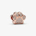 PANDORA : Sparkling Paw Print Charm -