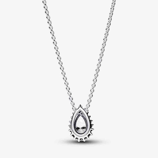 PANDORA : Sparkling Pear Halo Collier Necklace - PANDORA : Sparkling Pear Halo Collier Necklace