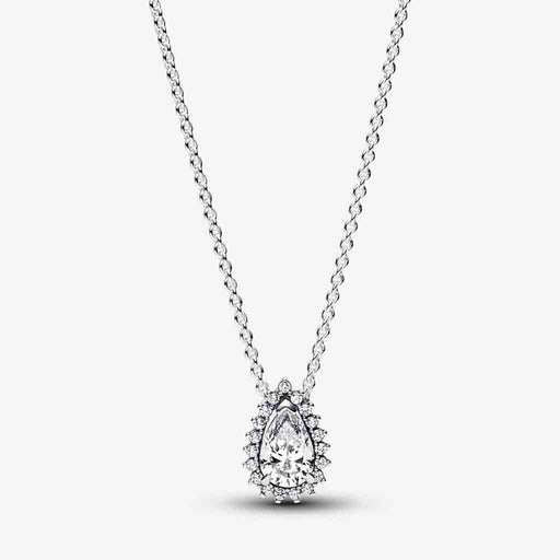 PANDORA : Sparkling Pear Halo Jewelry Gift Set - PANDORA : Sparkling Pear Halo Jewelry Gift Set