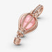 PANDORA : Sparkling Pink Hot Air Balloon Dangle Charm -