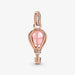 PANDORA : Sparkling Pink Hot Air Balloon Dangle Charm -