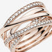 PANDORA : Sparkling & Polished Lines Ring - PANDORA : Sparkling & Polished Lines Ring