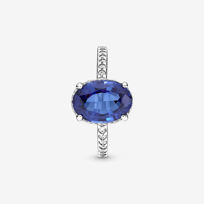 PANDORA : Celestial Blue Sparkling Moon Ring - Annies Hallmark and  Gretchens Hallmark $60.00