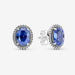 PANDORA : Sparkling Statement Halo Stud Earrings -