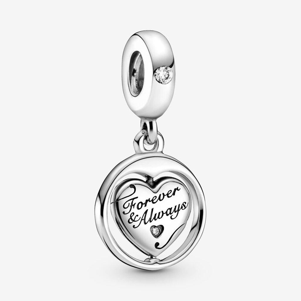 PANDORA Spinning Forever Always Soulmate Dangle Charm Annies