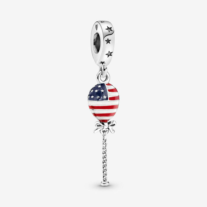 Zipper Extender With 4th of July Charm 
