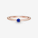 PANDORA : Stellar Blue Solitaire Ring -