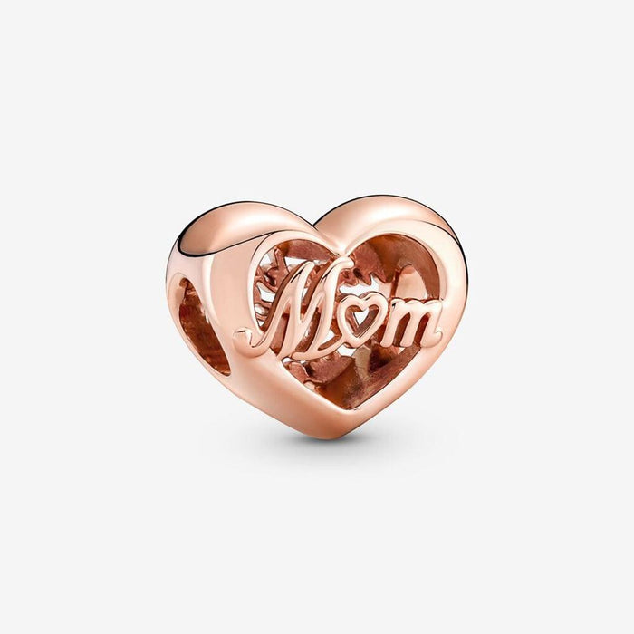 PANDORA : Thank You Mom Heart Charm -