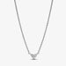 PANDORA : Triple Stone Heart Collier Necklace - PANDORA : Triple Stone Heart Collier Necklace