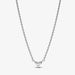 PANDORA : Triple Stone Heart Collier Necklace - PANDORA : Triple Stone Heart Collier Necklace