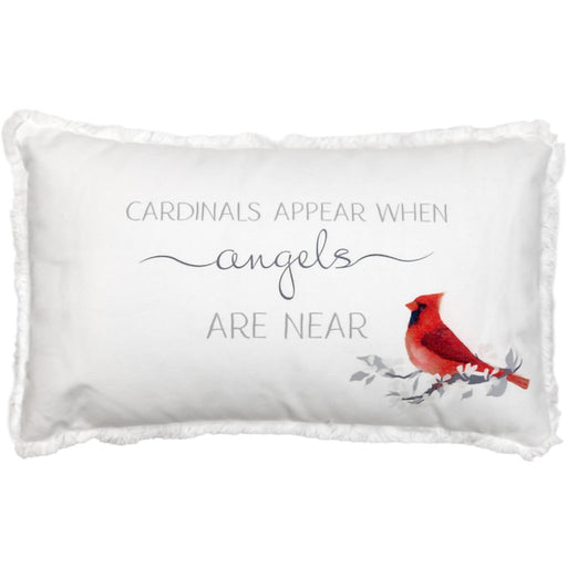 Pavilion Gift : Cardinals Appear - 20" x 12" - Throw Pillow - Pavilion Gift : Cardinals Appear - 20" x 12" - Throw Pillow