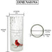 Pavilion Gift Co : Cardinals Appear - 7" Cylinder Votive Holder - Pavilion Gift Co : Cardinals Appear - 7" Cylinder Votive Holder