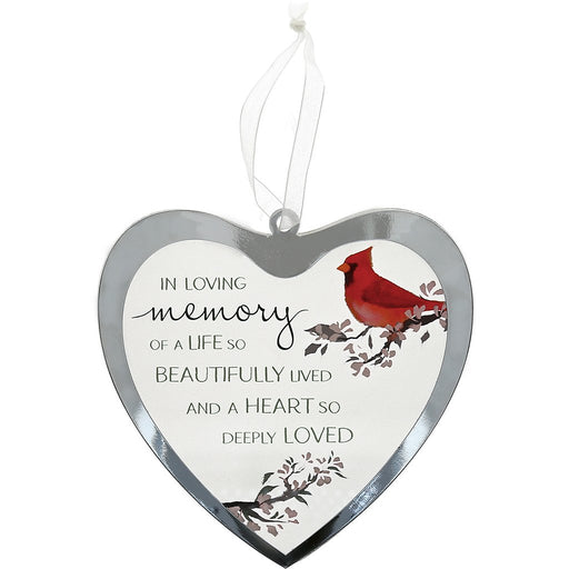 Pavilion Gift Co : In Loving Memory - 4.75" Mirrored Glass Ornament - Pavilion Gift Co : In Loving Memory - 4.75" Mirrored Glass Ornament