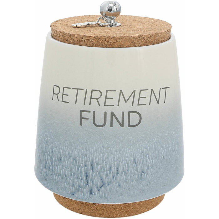 Pavilion Gift Co : Retirement - 6.5" Ceramic Savings Bank -