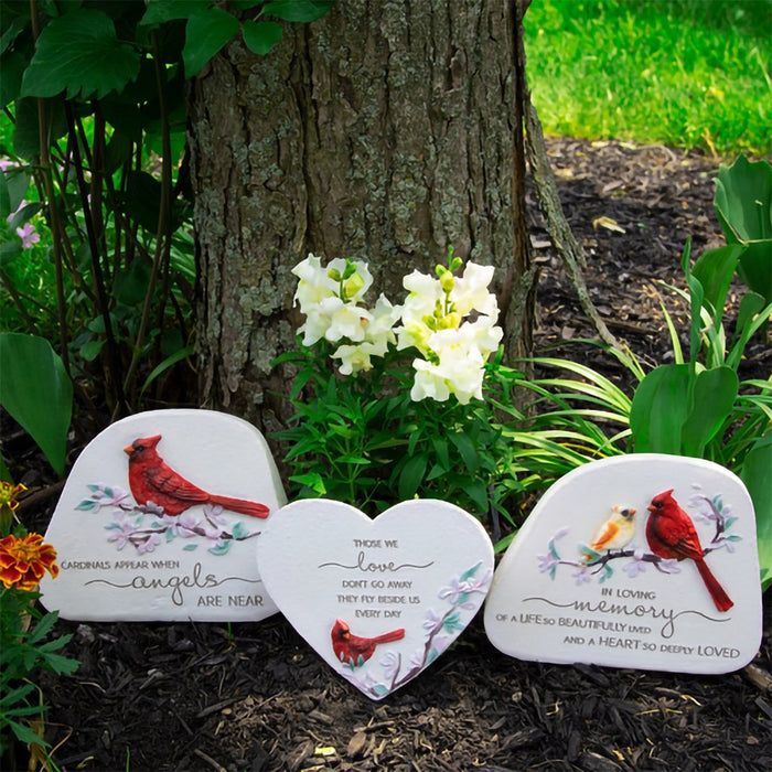 Pavilion Gift Co : Those We Love - 5" Standing Heart Memorial Stone - Pavilion Gift Co : Those We Love - 5" Standing Heart Memorial Stone