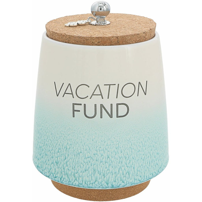 Pavilion Gift Co : Vacation - 6.5" Ceramic Savings Bank -