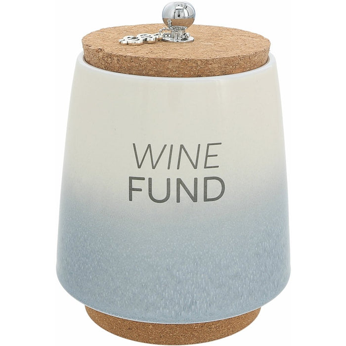 Pavilion Gift Co : Wine - 6.5" Ceramic Savings Bank -