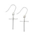 Periwinkle by Barlow : Classic Silver Crosses Earrings - Periwinkle by Barlow : Classic Silver Crosses Earrings