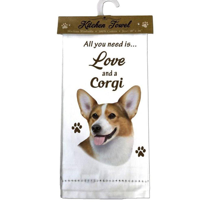 Pet Lover Kitchen Towel - Corgi -