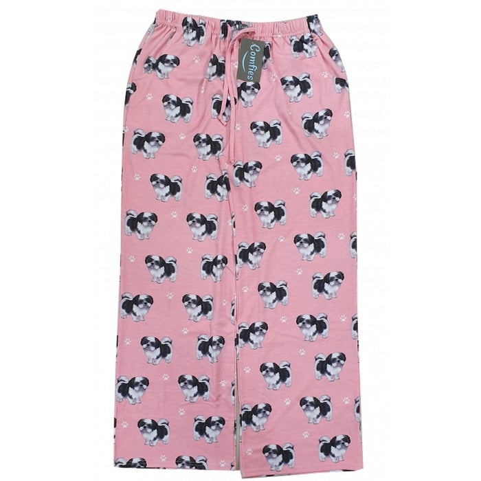 E & S Imports Womens Pajama Pants Dog Pajamas for Women Dog Print Cotton  Pajamas