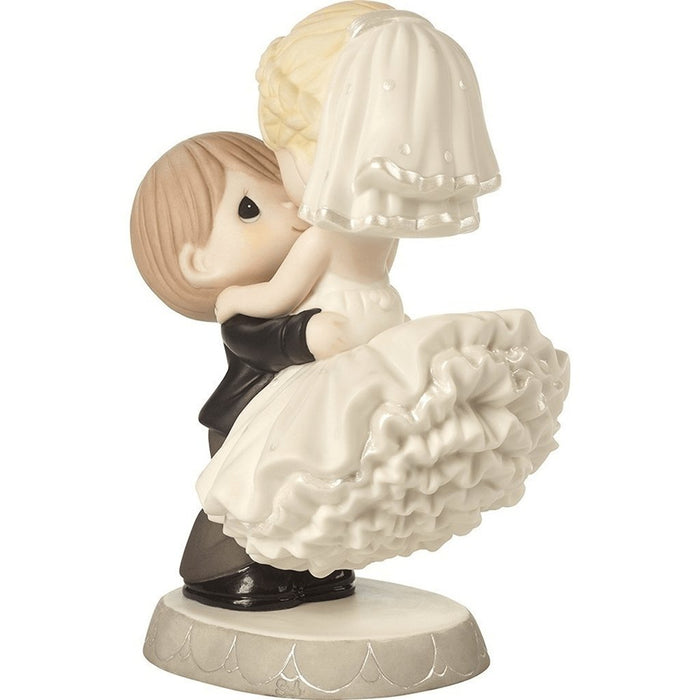 Precious Moments : Best Day Ever, Wedding Cake Topper Bisque Porcelain Figurine -