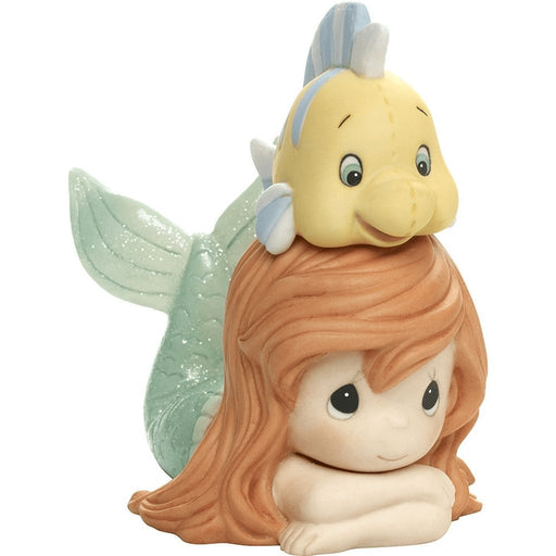 Precious Moments : Disney The Little Mermaid Figurine Life Is Better With A Good Friend, Porcelain -