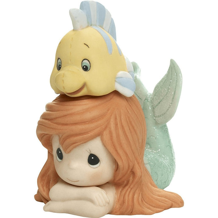 Precious Moments : Disney The Little Mermaid Figurine Life Is Better With A Good Friend, Porcelain -