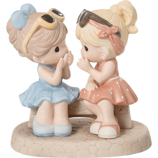 Precious Moments : That's What Friends Are For, Bisque Porcelain Figurine -