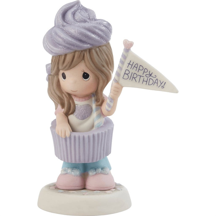Precious Moments : You’re The Icing On My Cupcake Brunette Figurine -