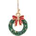 Rain : 3D Ribboned Wreath Earrings - Rain : 3D Ribboned Wreath Earrings