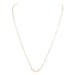 Rain : Gold Pearl Row Necklace Only -