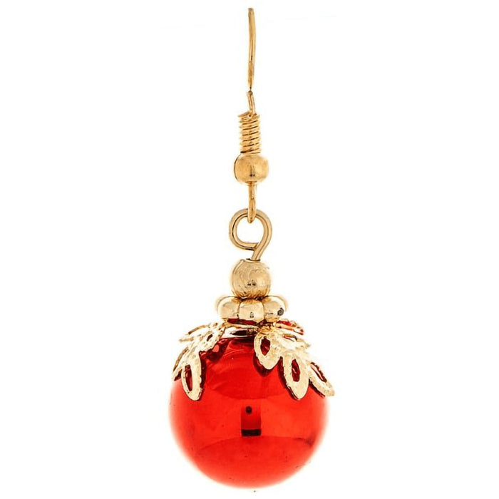 Rain : Red Ornament Earrings - Rain : Red Ornament Earrings - Annies Hallmark and Gretchens Hallmark, Sister Stores