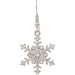 Rain : Silver Crystal Sparkle Snowflake Earrings - Rain : Silver Crystal Sparkle Snowflake Earrings