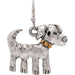 Rain : Silver Funky Engraved Dog Earrings -