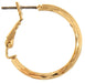 Rain : Small Gold Hammered Hoop - Rain : Small Gold Hammered Hoop - Annies Hallmark and Gretchens Hallmark, Sister Stores