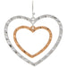 Rain : Two Tone Heart in Heart Earrings - Rain : Two Tone Heart in Heart Earrings - Annies Hallmark and Gretchens Hallmark, Sister Stores