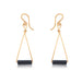 Ronaldo Jewelry : Color Your World Earrings in Gold - Ronaldo Jewelry : Color Your World Earrings in Gold