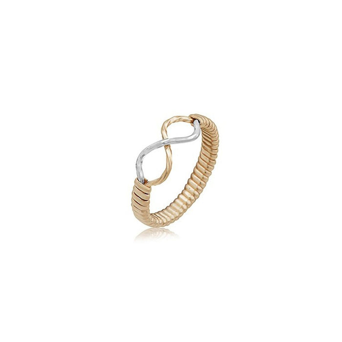 Ronaldo Jewelry : Infinity Ring in Gold/Silver - Ronaldo Jewelry : Infinity Ring in Gold/Silver