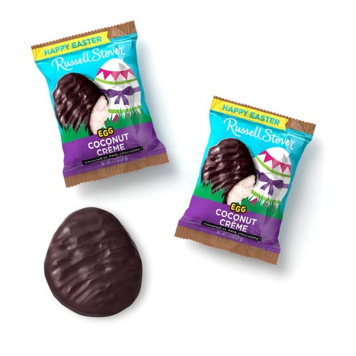 Russell Stover : Dark Chocolate Coconut Creme Egg - 1.3 oz. - Russell Stover : Dark Chocolate Coconut Creme Egg - 1.3 oz.