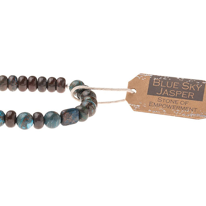 Scout Curated Wears : Blue Sky Jasper Stone Bracelet - Stone of Empowerment -