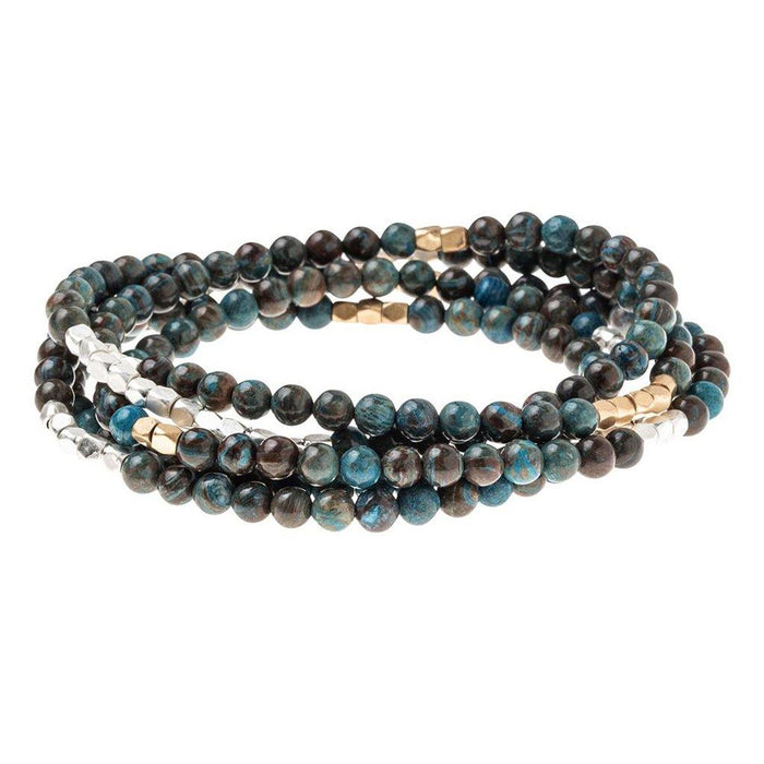 Scout Curated Wears : Blue Sky Jasper Stone Wrap - Stone of Empowerment -