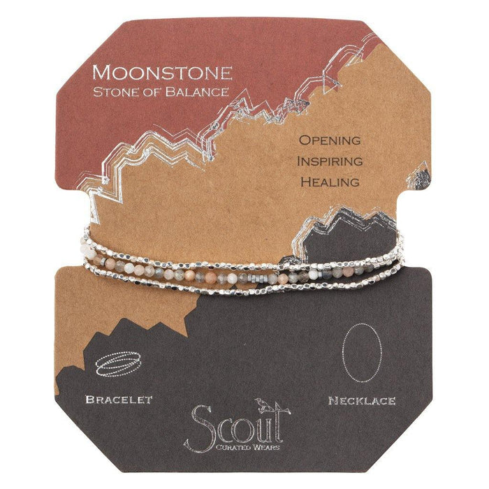 Scout Curated Wears : Delicate Stone Moonstone - Stone of Balance -