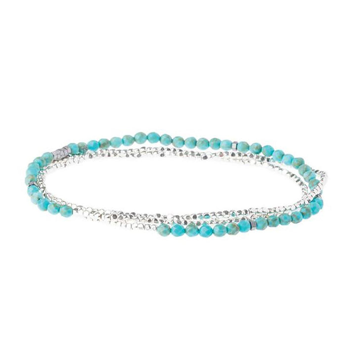 Scout Curated Wears : Delicate Stone Turquoise/Silver - Stone of the Sky -