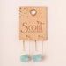 Scout Curated Wears : Floating Stone Earring - Amazonite/Gold - Scout Curated Wears : Floating Stone Earring - Amazonite/Gold