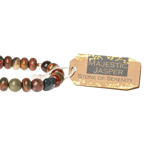 Scout Curated Wears : Majestic Jasper Stone Bracelet - Stone of Serenity -