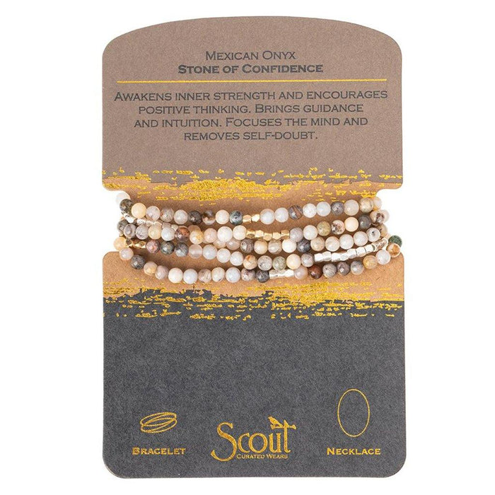 Scout Curated Wears : Mexican Onyx Stone Wrap - Stone of Confidence -